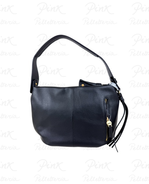 NANNINI Azue Sottospalla Media in Pelle 18692 Nero