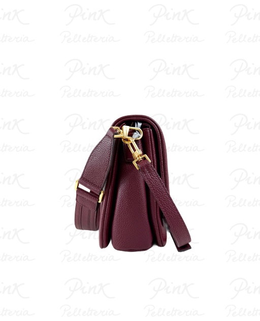 NANNINI Bice Patta Grande cTracolla in Pelle 18710 Bordeaux