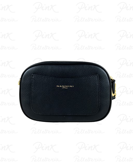 NANNINI Keira Tracolla in Pelle 17391 Nero