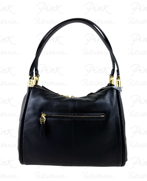 NANNINI Marisa Borsa a Spalla in Pelle 18539 GlaceCognac