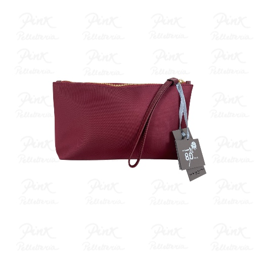 NANNINI Sara Pochette Media in Nylon e Pelle 18024 Bordeaux/Bordeaux - immagine 2