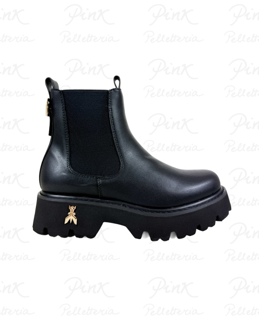 PATRIZIA PEPE Flybackeva Beatle Vitello PJ971.31 Nero