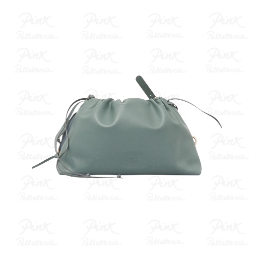 PINKO Maxi Clutch + Tracolla 105825-A0QO-X14Q Verde Timo-Antique Gold - immagine 2
