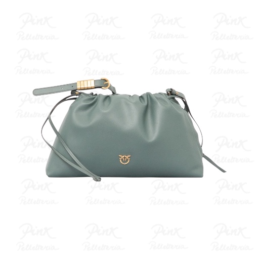 PINKO Maxi Clutch + Tracolla 105825-A0QO-X14Q Verde Timo-Antique Gold