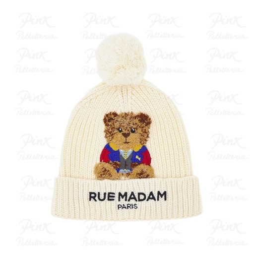RUE MADAM PARIS Marvin Beanie Accessories Soft White