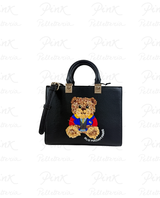 RUE MADAM PARIS Marvin Mini Tote Bag Black