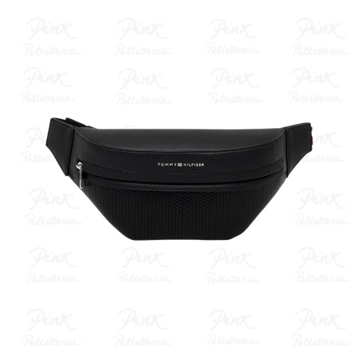 TOMMY HILFIGER Th Woven Bum Bag AM0AM13634 BDS Black