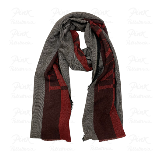 EMPORIO ARMANI Sciarpa EM003849-AF20013-M6192 Tiger Eye/Red