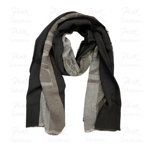 EMPORIO ARMANI Sciarpa EM003849-AF20013-M8241 Licorice/Beige