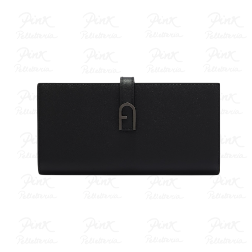 FURLA Flow Continental Bifold Vitello WP00402-BX2045-O6000 Nero