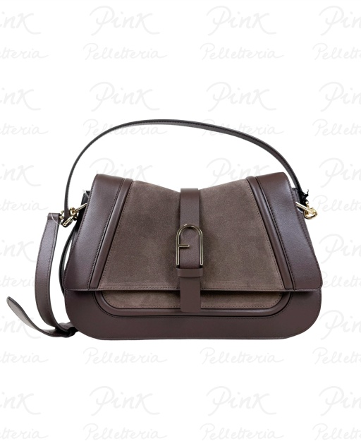 FURLA Flow L Top Handle Vitello WB01911-BX2567-4286S Toni Espresso
