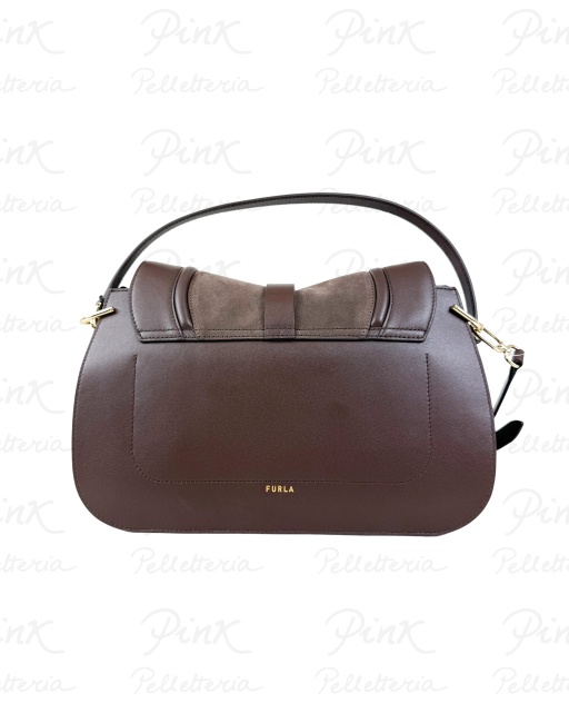 FURLA Flow L Top Handle Vitello WB01911-BX2567-4286S Toni Espresso
