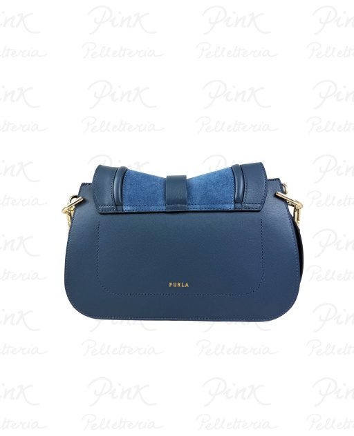 FURLA Flow M Top Handle Vitello WB01822-BX2567-4314S Toni Grigio Blu