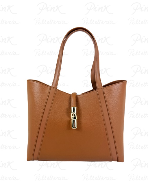 FURLA Goccia L Tote Vitello WB01788-BX3353-RY000 Brandy