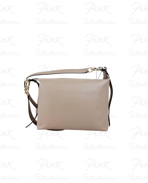 FURLA Tonie M Hobo Vitello Claris Lux WB01866-BX2045-1257S Greige