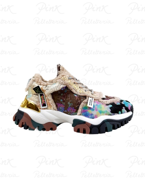 JOIA PARIS Cozy Sneaker Woman 2502103 PinkWhite