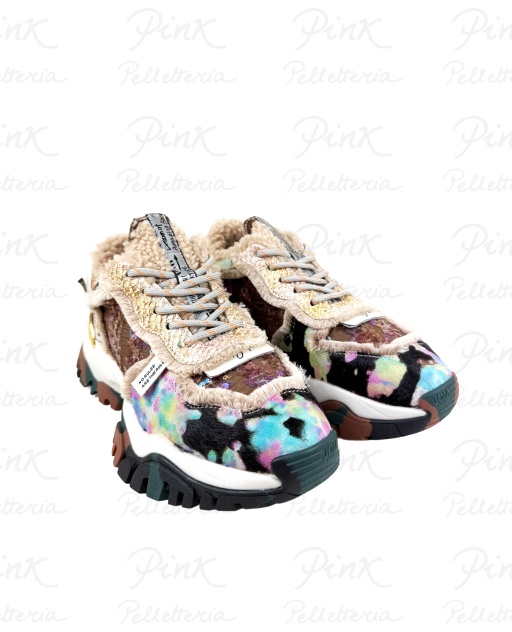 JOIA PARIS Cozy Sneaker Woman 2502103 PinkWhite