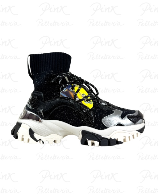 JOIA PARIS Lazy Sneaker Woman 2502095 BlackSilver_A