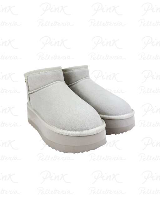 LIU JO Jane 01 Ankle Boot Cow Suede SF5105PX00201127 Sand