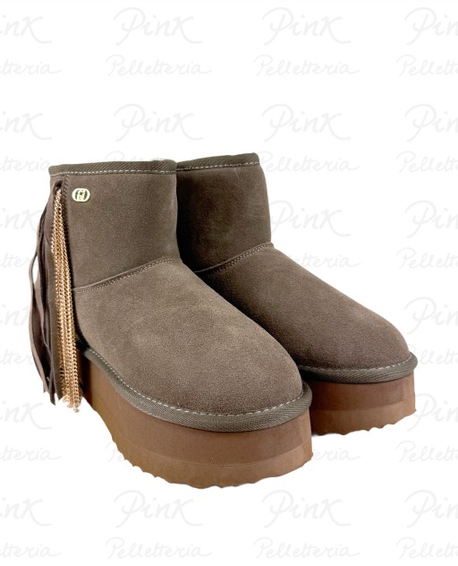 LIU JO Jane 09 Ankle Boot Cow Suede SF5109PX002S3830 Ebano