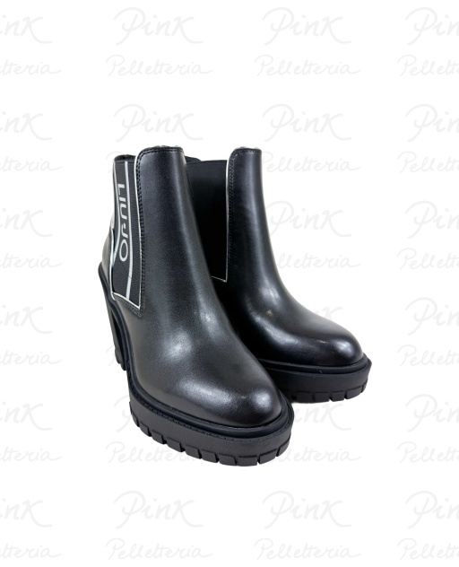 LIU JO Ruby 04 Ankle Boot Calf Leather SF5073PX24122222 Black