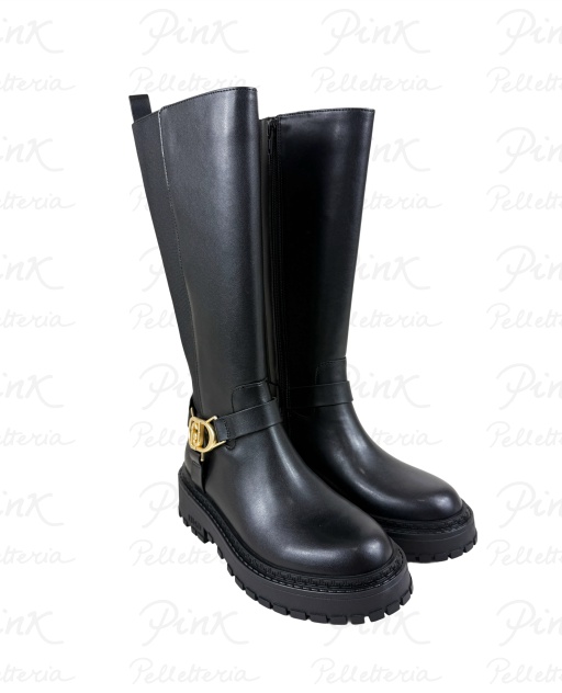 LIU JO Rumi 39 Boot Calf Leather SF5059PX24122222 Black