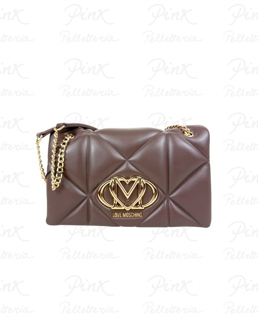 LOVE MOSCHINO Pu Tracolla JC4041PP0N-LC0-313 Cioccolato