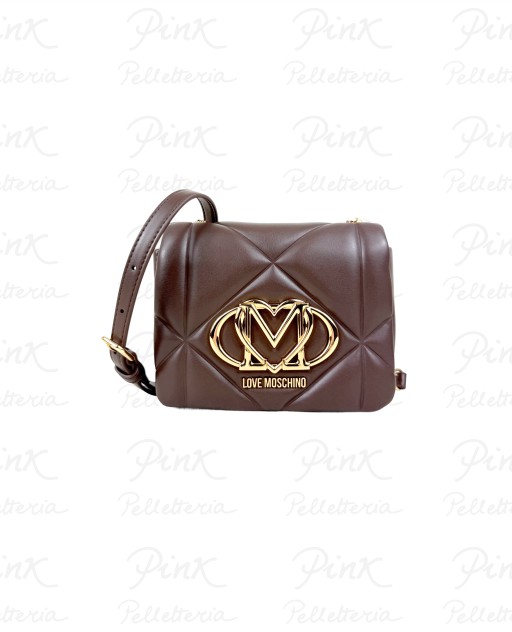 LOVE MOSCHINO Pu Tracolla Piccola JC4188PP0N-LC0-313 Cioccolato