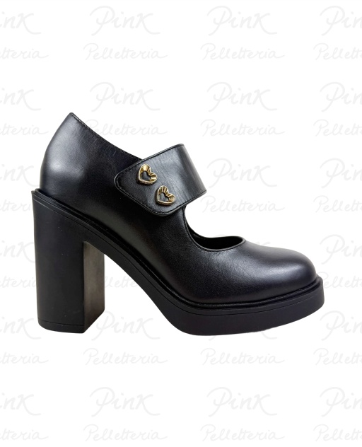 LOVE MOSCHINO Scarpa Donna Mary Jane JA1043AG0N-IA0-000 Nero