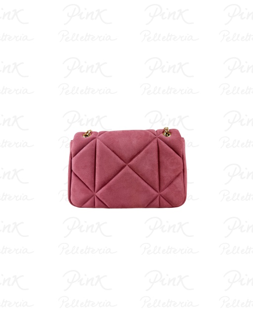 LOVE MOSCHINO Velour Borsa a Spalla JC4314PP0N-KE0-611 Rosa Antico