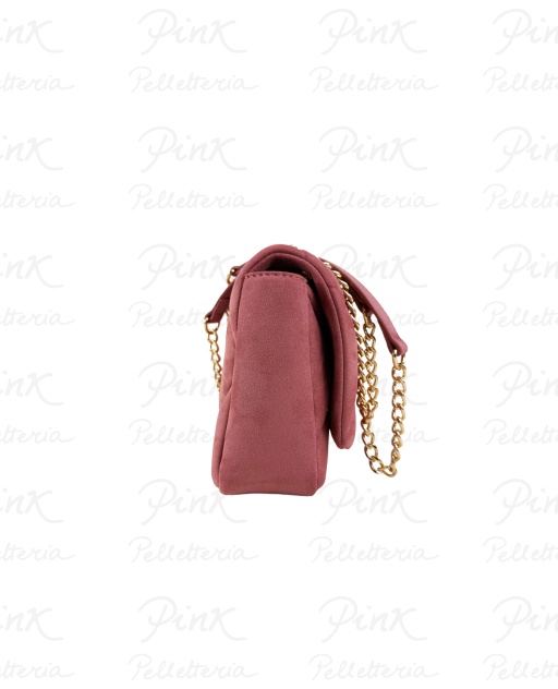 LOVE MOSCHINO Velour Borsa a Spalla JC4314PP0N-KE0-611 Rosa Antico