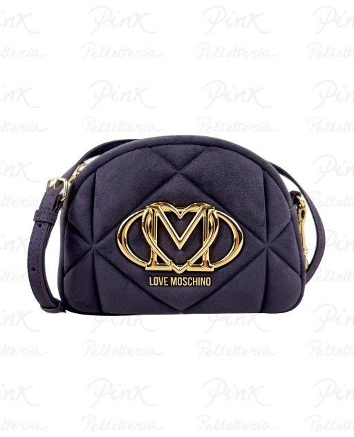 LOVE MOSCHINO Velour Borsa a Tracolla JC4315PP0N-KE0-650 Viola