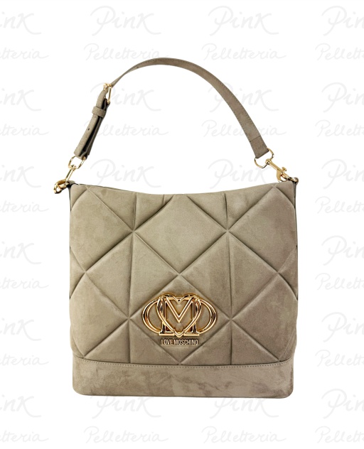 LOVE MOSCHINO Velour Sottospalla JC4313PP0N-KE0-105 Sabbia