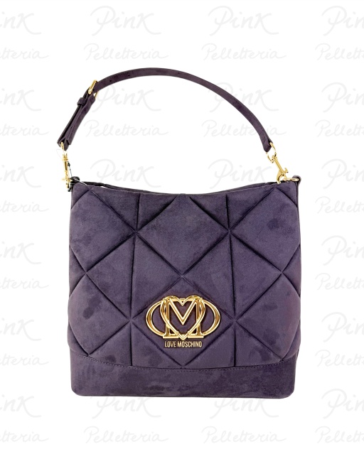 LOVE MOSCHINO Velour Sottospalla JC4313PP0N-KE0-650 Viola