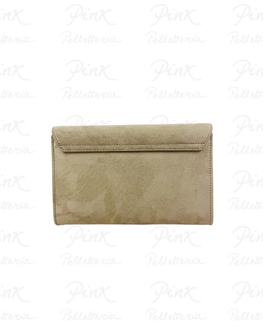 LOVE MOSCHINO Velour Tracolla Piccola JC4327PP0N-KX0-105 Sabbia