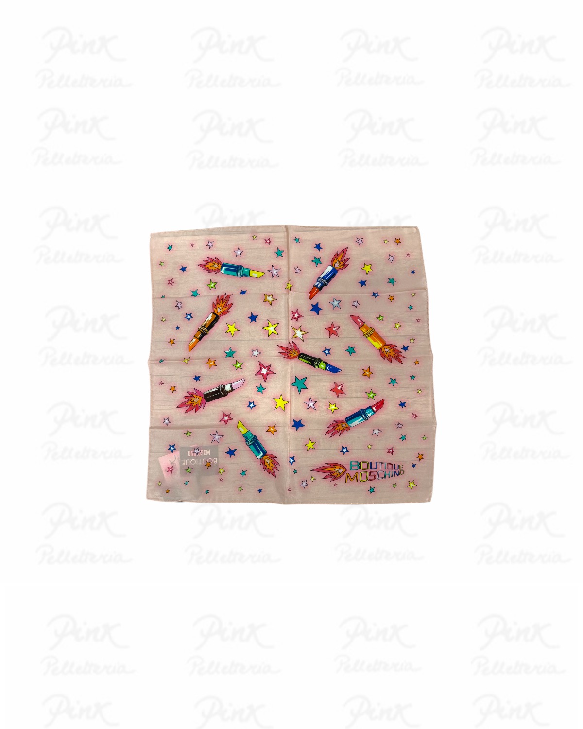 MOSCHINO Foulard Fantasia 03556 M1515 001 Rosa