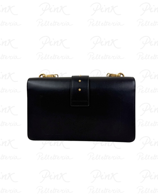 PINKO Love One Classic Vitello Seta 105857-A0F1-Z99Q NeroAntique Gold