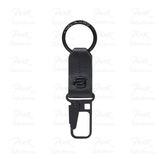 PIQUADRO Portachiavi in Pelle PC6846W137/N Nero