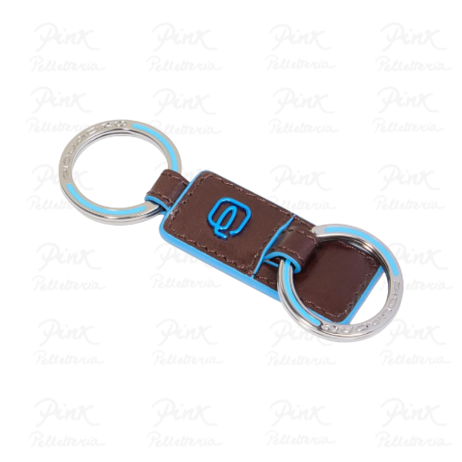 PIQUADRO Portachiavi in Pelle PC6863B2/MO Mogano