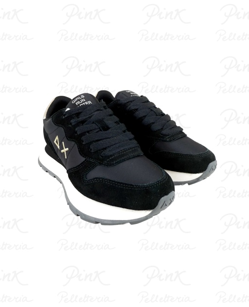 SUN68-Ally-Gold-Silver-Sneaker-Donna-BZ45202-11-Nero