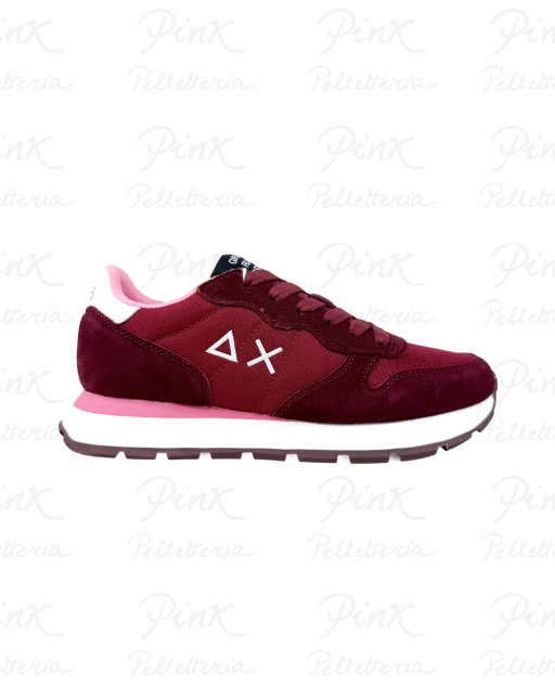 SUN68 Ally Solid Sneaker Donna BZ45201 35 Bordeaux