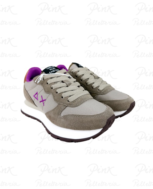 SUN68 Ally Solid Sneaker Donna BZ45201 77 Beige Scuro