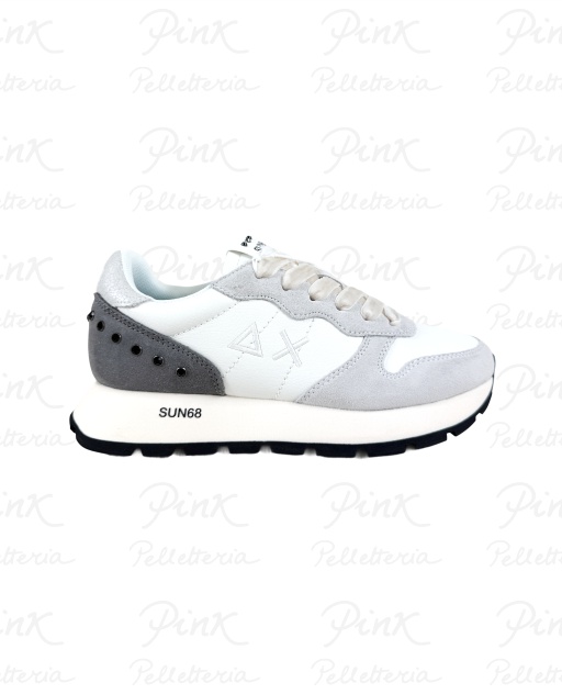 SUN68 Ally Studs Sneaker Donna BZ45206 31 Bianco Panna