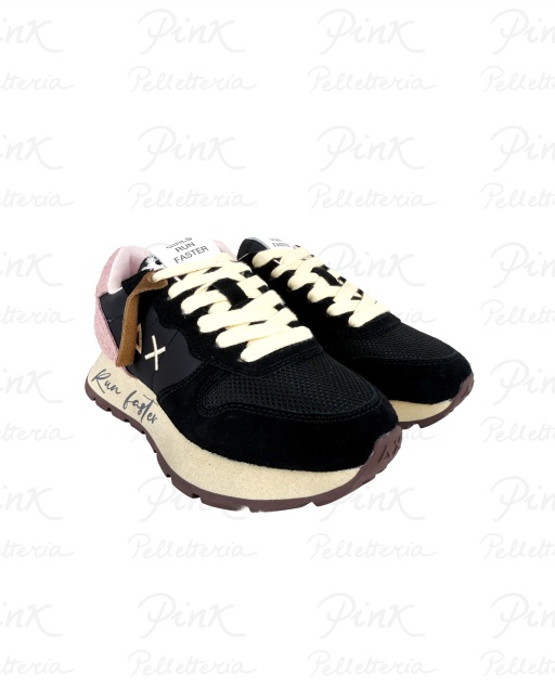 SUN68 Ally Vintage Sneaker Donna BZ45207 11 Nero