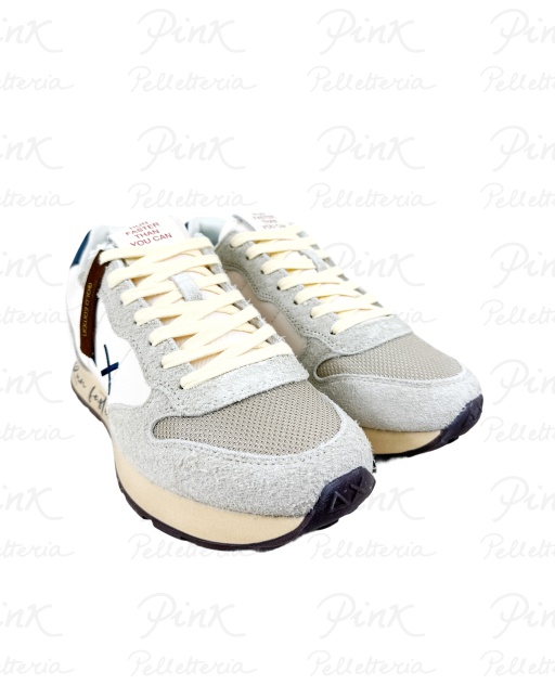 SUN68 Tom Vintage Sneaker Uomo BZ45105 31 Bianco Panna