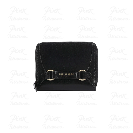 THE BRIDGE Woman Isabella Zip Around Wallet S 01741501-30 Nero