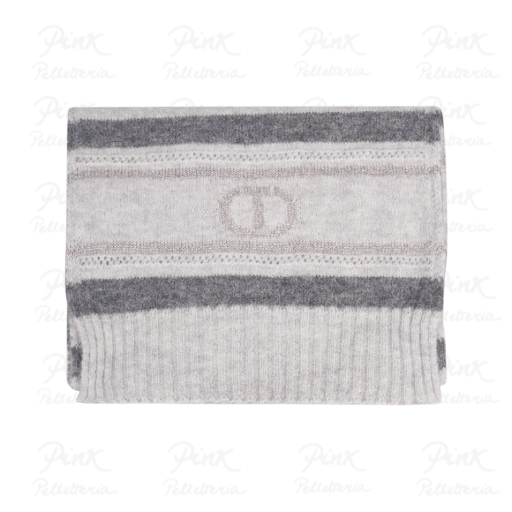 TWINSET .Foulard 252TO5590-S21212-13008 Riga Grigio Melange/Grigio Lurex