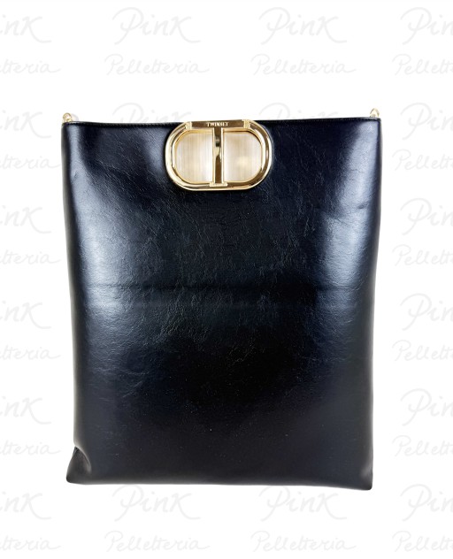 TWINSET Flat Borsa a Mano 252TD8090-S21014-00006 Nero