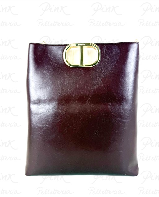 TWINSET Flat Borsa a Mano 252TD8090-S21014-04218 Burgundy