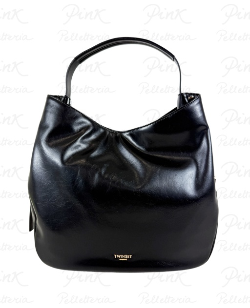 TWINSET Pocket Hobo Bag 252TD8032-S03498-00006 Nero